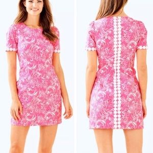 NWT Lilly Pulitzer Shift Dress In Cameo White Kiss Kiss For Goop